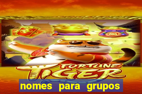 nomes para grupos de loteria no zap